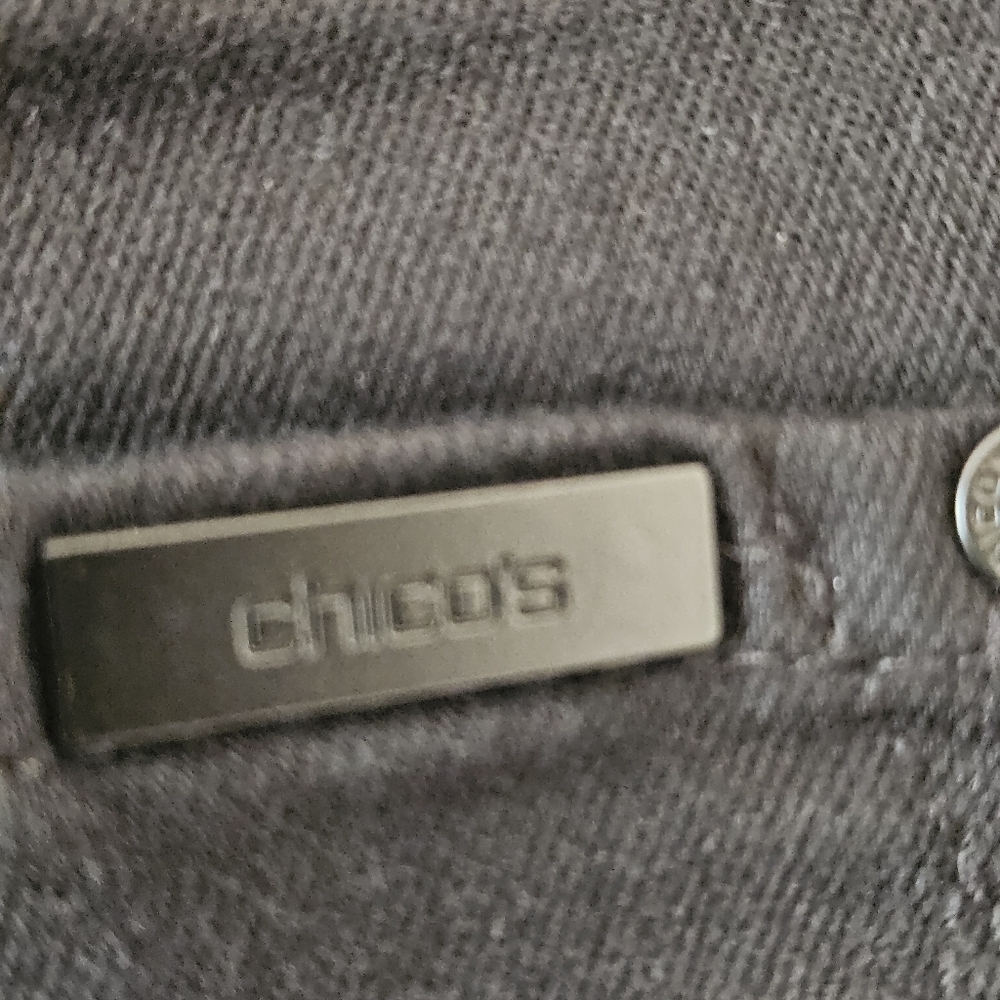 NWT CHICO SO SLIMMING GIRLFRIEND STRAIGHT LEG BASIC BLACK JEANS SIZE 2S / CH 00S - Picture 11 of 11